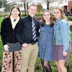 Carnation students graduating from Eastside Catholic High School this year are, from left, Kirena Cornthwaite, Christian Witkop, Erica Green and Bailey Haner.                                Courtesy Photo