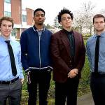 Fall City students graduating from Eastside Catholic High School this year are, from left, Seth Buscho, Cameron Lakes, Kekoa Roberts and Jack Strobbe.                                Courtesy Photo