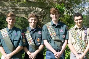 Local Scouts honored for achieving Eagle rank