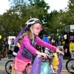 Kids on bikes rode through the Fall City Day parade in a variety of costumes. (Carol Ladwig/Staff Photo)