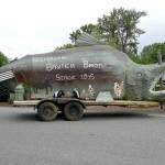 Bubbles, the Baxter Barn salmon float, reappeared in the 2017 Fall City Day parade. Carol Ladwig/Staff Photo