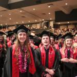 Graduates are filled with excitement as the Overlake Church auditorium filled up with their friends and family Friday, June 16.                                (Evan Pappas/Staff Photo)