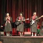A group of students perform &ldquo;Many the Miles&rdquo; during the graduation ceremony.                                (Evan Pappas/Staff Photo)