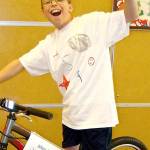 Gavin Pond, a fourth grader, is a Cascade View Bikes for Books 2017 winner.                                Courtesy Photo
