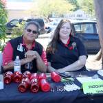 Snoqualmie Tribe Chief Andy De Los Angeles and Julie Autry had job openings for the Snoqualmie Tribe&rsquo;s new Crescent Market, as well as behavioral health councilors and councilors for the summer youth camp.                                (Evan Pappas/Staff Photo)