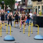 Participants in the Mount Si Sports + Fitness challenge at last year&rsquo;s event.                                (Photo by Mary Miller)