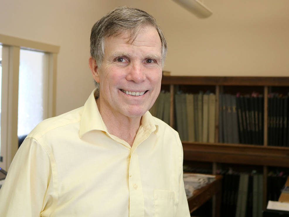 It&rsquo;s been 23 years since Joseph Fjelstad released his 1993 book of interviews with Russian citizens about the collapse of the Soviet Union. He republished it this year on Amazon. (Evan Pappas/Staff Photo)