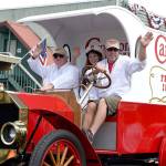The Carnation Milk Truck got lots of requests for ice cream during the parade. (Carol Ladwig Staff Photo)