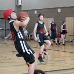 Trevor Bradshaw stops, stays under control, and shoots for 2 points. (Evan Pappas/Staff Photo)