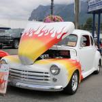 A 1947 Ford Coupe was brought to the show by Larry Stokes of Burien. (Evan Pappas/Staff Photo)