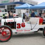 On display by the Legends Car Club tent was a 1923 Model T Dirt Track Racer owned by Mike Conrad from Buckley. (Evan Pappas/Staff Photo)