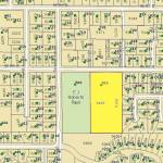 North Bend has made a purchase offer for a five-acre parcel of land, highlighted in yellow on this map, next to E.J. Roberts Park, but fundraising efforts have only two weeks to bring in almost $300,000. (Courtesy Image)