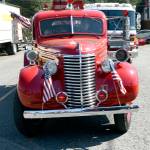 The Snoqualmie Fire Department&rsquo;s historic engine is a regular feature in the Railroad Days parade. File Photo