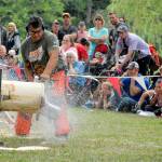 David Moses will again put on three timber sports shows during Railroad Days, at 1 and 4 p.m. Saturday and again at 1 p.m. Sunday. File Photo