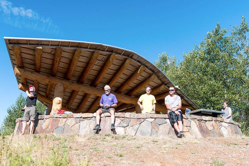 Eclipse parties formed wherever there was a view in the Valley