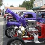 Colorful cars of every age, make and model lined the streets and parking lots of Snoqualmie Sunday.                                (Carol Ladwig/Staff Photo)