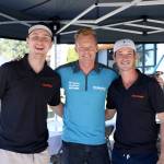 Drivers James Rimmer, Patrik Sandell and Connor Martell meet fans and sign autographs Saturday afternoon. (Evan Pappas/Staff Photo)