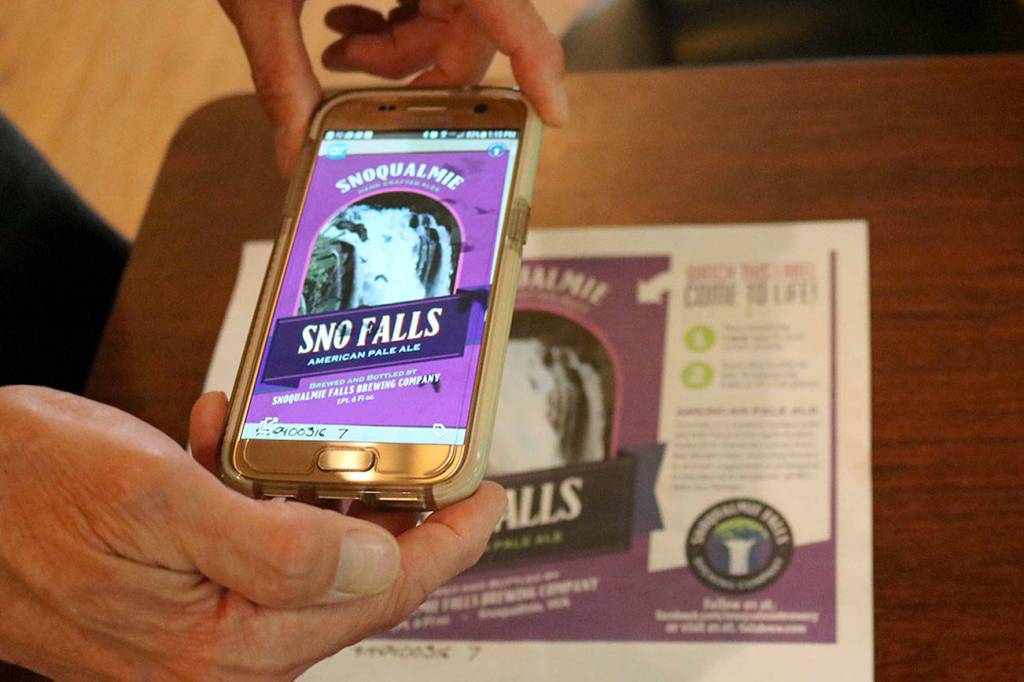 Snoqualmie Brewery innovates with augmented reality beer label