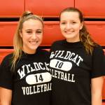 Team captains Lillian Bachand and Amma Anderson. (Carol Ladwig/Staff Photo)
