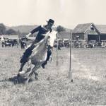 A horse rider from the early days of the riding club. (Photo Courtesy of the Snoqualmie Valley Historical Museum)