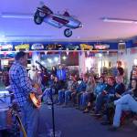 Brian Lee and the Orbiters play to an appreciative crowd at Chaplin&rsquo;s. (Carol Ladwig/Staff Photo)