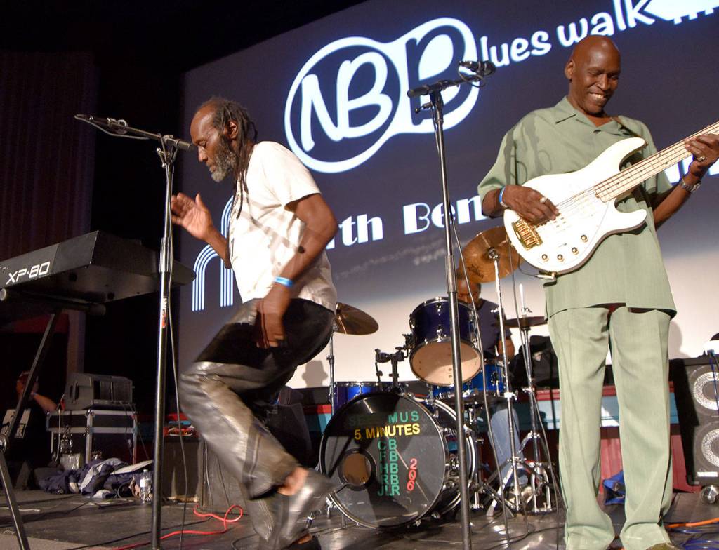 Band of brothers, Septimus members dance and play at North Bend Theatre. (Carol Ladwig/Staff Photo)