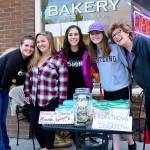 Mount Si High School choir members put on a fundraiser during Saturday&rsquo;s Blues Walk. (Photo courtesy of Mary Miller)