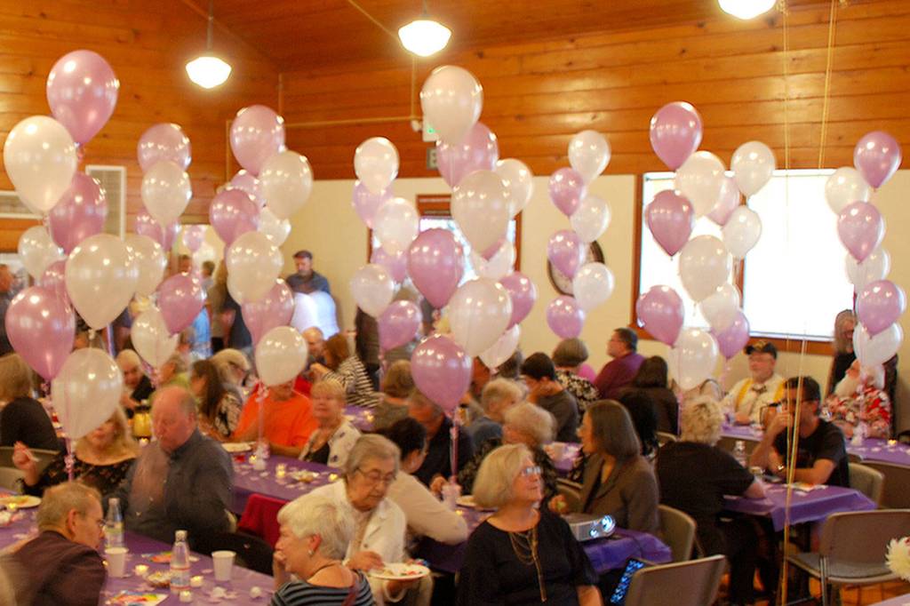 Hundreds gathered at the Preston Community Center Sept. 23 to celebrate Pearl Moore&rsquo;s 100th birthday. (Courtesy Photo)