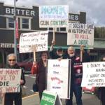 Indivisibles group marches against gun violence in North Bend