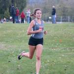 Chloe Cosgrove won the girls 5,000 meter race with a time of 19:02. (Evan Pappas/Staff Photo)