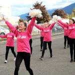 Dance team members march in the parade. (Carol Ladwig/Staff Photo)