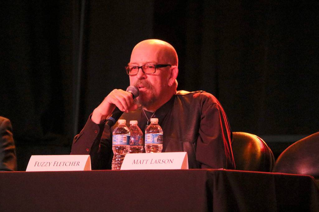 Fuzzy Fletcher describes his vision for the future of the city. (Evan Pappas/Staff Photo)