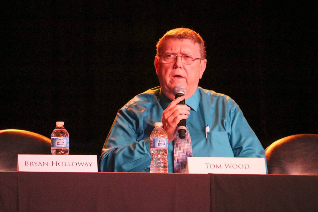 Tom Wood describes his goal of making the city&rsquo;s operations more transparent to the public. (Evan Pappas/Staff Photo)