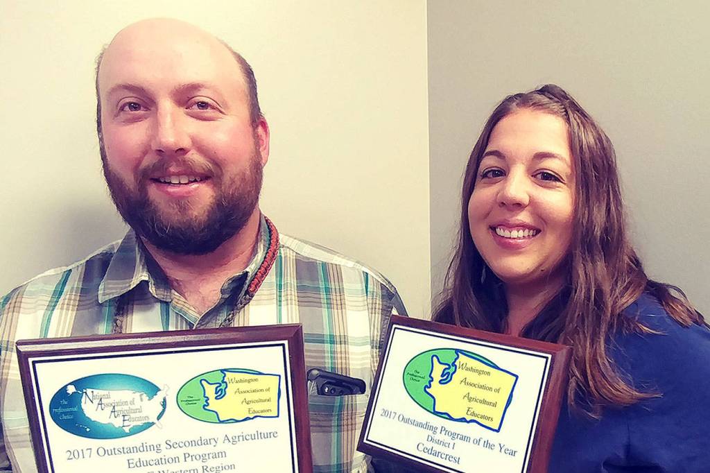 State Ag Program of the Year honors go to small but growing Cedarcrest ag department