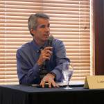 Matt Larson explains why the city needs expanded retail growth. (Evan Pappas/Staff Photo)