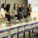 A panel of Googlers who spoke about their career paths and what they do at Google for the Girl Scouts. (Courtesy Photo)