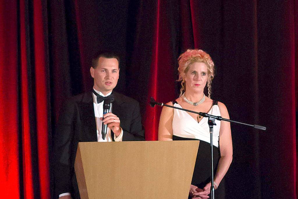 Speakers Dan and Dana Ahner shared their familys experience with Encompass programming. (Courtesy Photo)