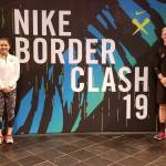 Geneva Schlepp, Sami Corman, Kenna Clawson, Luke George, Nate Pendleton and Joe Waskom pose for a photo at the 19th annual Nike Border Class 5K Nov. 18. (Photo courtesy of Susan Schlepp)