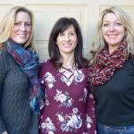 Now volunteers, these ladies will become official staff of the Trail Youth with receipt of a three-year, $400,000 Best Starts for Kids grant from King County. From left are Wendy Laxton, operations manager, Kristen Zuray, executive director, and Tonya Guinn, program director. (Carol Ladwig/Staff Photo)