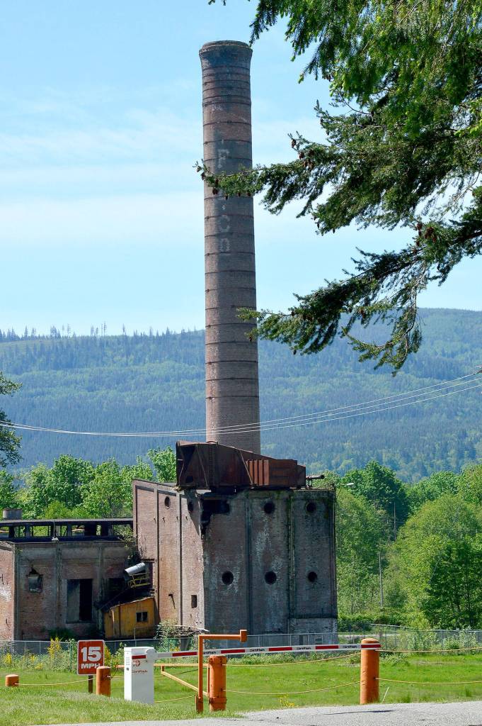 The smokestack and warehouse at DirtFish Rally School were part of the filming locations for the new season of Twin Peaks, celebrated in Snoqualmie and North Bend in May of this year. (Photo Courtesy of Mary Miller)
