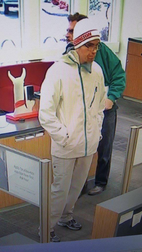 Another view of the robbery suspect. (Courtesy Photo)