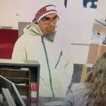 The suspect caught on video robbing the Bank of America in North Bend on Thursday, Jan. 25. (Courtesy Photo)