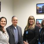 PTSA board, photographer Don Detrick, partner to decorate Snoqualmie Elementary School office