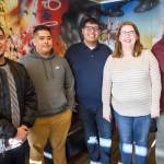 The group of WSU staff and students that translated the financial aid website. From left: Alex Brito, Jose Garica, Communications Advisor Ramiro Mora, Carmen Krochel, and Assistant Vice President Brian Dixon. (Courtesy Photo)