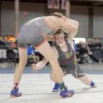 Duncan Harrison made it to fifth place in his weight class before elimination at the State Tournament on the weekend of Feb. 16 and 17. (Photo courtesy of Calder Productions)