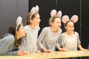 Fifth and sixth grade students perform in the PARADE Players drama program at Riverview School District. (Courtesy Photo)