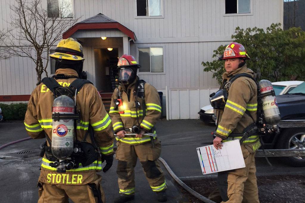 Photos of the second fire courtesy of Eastside Fire and Rescue