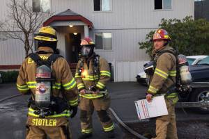 Photos of the second fire courtesy of Eastside Fire and Rescue