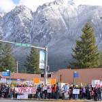 The North Bend March for Our Lives drew hundreds downtown on March 23 to show their support for increased gun control after the school shooting in Parkland, Florida. Courtesy photo