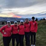 Mount Si golfers, from left to right, Annie Burns, Kat Hodgson, Emma Fougere, Allie Murphy and Tori Berger at Wenatchee Golf & Country Club. Photo courtesy of Stephen Botulinski